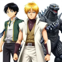 obiwan kenobi vs kirito vs levi ackerman vs godzilla