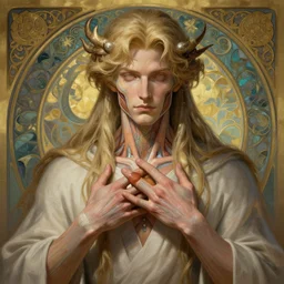 beautiful bard, accurate anatomy, only two hands, highly detailed, digital painting, artstation, concept art, smooth, sharp focus, illustration, Unreal Engine 5, 8K, art by Artgerm and greg rutkowski and alphonse Mucha