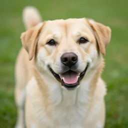 dog with human smile
