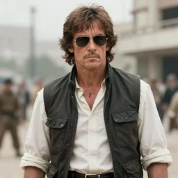 High quality screenshot of Stan Lee as Rambo (1995)