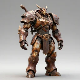 rusty mecha dragonborn portrait, full body, photorealistic 3 d octane render, unreal engine