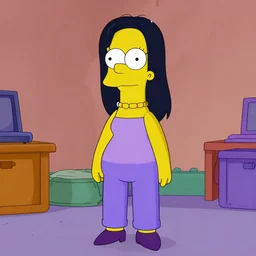 nata lee as a simpsons'character