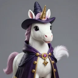 An adorable whimsical unicorn wearing mage clothing, highly detailed, digital painting, artstation, concept art, smooth, sharp focus, studio light, by Justin Gerard,
