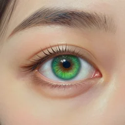 painting, a girl's eye, green, sun reflected, extreme close up, extremely detailed, sharp focus, by jordan grimmer and artgerm and greg rutkowski and alphonse mucha and maya takamura and bouguereau, intricate, beautiful, trending on artstation, pixiv