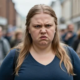 fat greta thunberg is angry