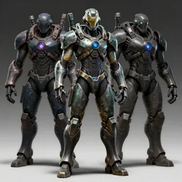 gelatin crysis suit, doom bfg, warframe, high - tech, cgpeers, artstation, ominous