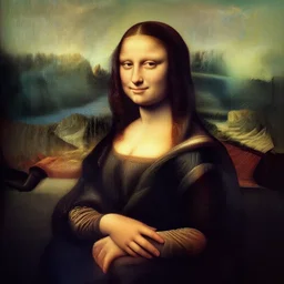 ( ( ( ( ( mona lisa ) ) ) ) ) in the style of h. r. giger!!!!!