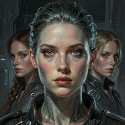 if uranium glass was woman, digital painting, sci-fi setting, symmetrical features, Daniel Gerhartz, high detail intricate, artstation, WLOP, Artgerm, J. Scott Campbell; Olivia De Berardinis, Daniel Gerhartz, jack kirby, mysterious vibes