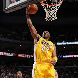 kobe bryant hitting a fadeaway