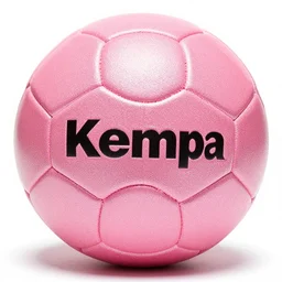 picture of a pink kempa handball ball covered with a glittering and sparkling shiny powder, canon 5 0 mm, 4 k, hdr