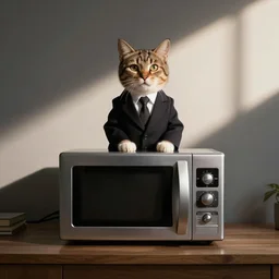 Microwave cat lawyer