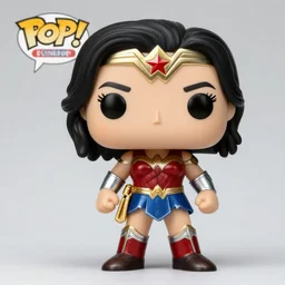 Wonder Woman As A Funko Pop, Photorealistic, 4K