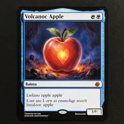 volcanic apple, a magic : the gathering card