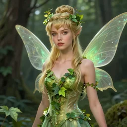 portrait of beautiful young gillmore girls as titania, summer queen. faerie queen. queen of light, green, poison ivy, made by caravaggio stanley artgerm lau wlop rossdraws artstation cgsociety concept art cgsociety octane render