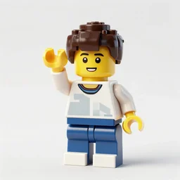 koreans waving with lego hands