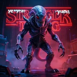 do you want to hear about the deal that i'm making? ( ye - yeah, yeah, yo ),, stranger things, demogorgon, cyberwave, vector graphics, cinematic, photorealistic, highly detailed, volumetric lighting