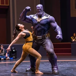 thanos in a dance battle