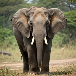 portrait elephant trump
