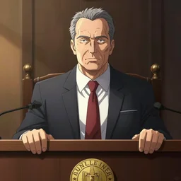 saul goodman in court, art by akira toriyama, digital art