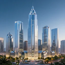 beautiful crystal metropolis