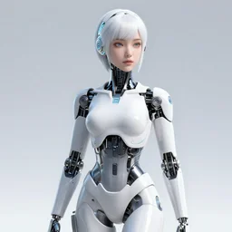 beutiful white girl cyborg, artstaition, unreal engine
