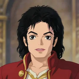 centered!! macro head portrait of medieval singing singing king michael jackson, artstation, detailed cartoon, elegant, digital painting, concept art, smooth, sharp focus, illustration, ghibli, makoto shinkai, don bluth, fujita goro, jean giraud, akihiko yoshida, tom whalen 8 k
