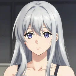 silver hair girl, multicam, portrait ilustration by Shinji Aramaki and Takehiko Inoue