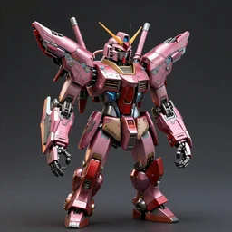 a female gundam in the shape of a metal beetle, pink and red color style, daniel, intricate mechanical details, futuristic, 2 k aesthetic, dramatic lighting, 4 k, 3 d octane render, provenance, detailed, trending on artstation