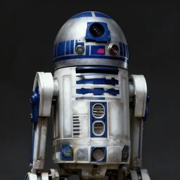 a portrait of a girl as r 2 d 2 droid, humanization, humanized, grim - lighting, high - contrast, intricate, elegant, highly detailed, digital painting, artstation, concept art, smooth, sharp focus, illustration