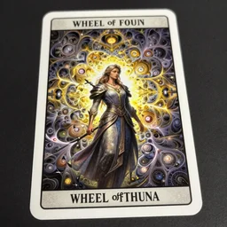 the wheel of fortune tarot card, fantasy character portrait made of fractals, ultra realistic, wide angle, intricate details, the fifth element artifacts, highly detailed by peter mohrbacher, hajime sorayama, wayne barlowe, boris vallejo, aaron horkey, gaston bussiere, craig mullins
