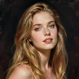 a portrait, art by james jean, marvel comics,