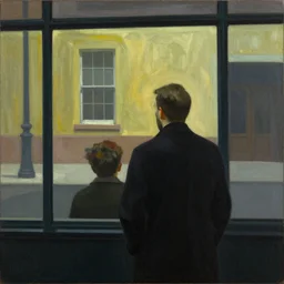 lost in my thoughts, by Edward Hopper