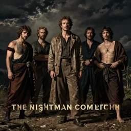 the nightman cometh, photorealistic by michael komarck, greg rutkowski, victo ngai, artgerm, willem claesz heda and j. dickenson