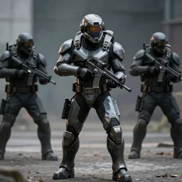 Crysis Nanosuit soldier in battle 2022, Canon EOS R3, f/1.4, ISO 200, 1/160s, 8K, RAW, unedited, symmetrical balance, in-frame, combat photography