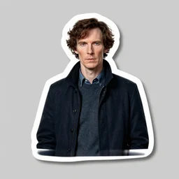 sherlock dye cut sticker by charlie griak, artstation