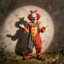a too friendly clown