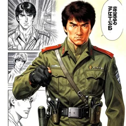 manga about jackie chan as a soldier with ptsd, by kentaro miura
