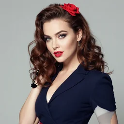 photo of beautiful fashionmodel, pinup!!!!!!!!!!!!, ( beautiful face )