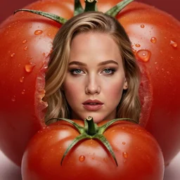 jennifer lawrence inside a tomato