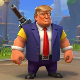 donald trump in team fortress 2, game screenshot