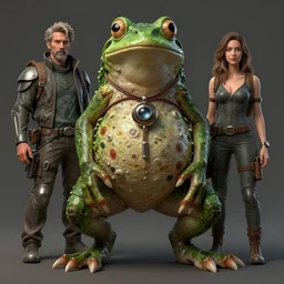🐸 👺 by neville page, ken barthelmey, carlos huante and doug chiang, sharp focus, trending on artstation, hyper realism, octane render, 8 k, hyper detailed, ultra detailed, highly detailed, zbrush, concept art, creature design