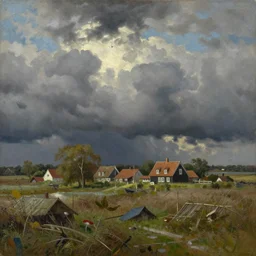 Terschelling, oil painting