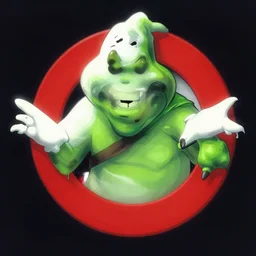 slimer ( ghostbusters ) portrait