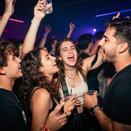 me and my friends partying in heaven, ultra HD, amazing photo, dynamic lighting, award winning, insane detail