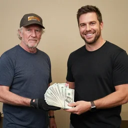 jimmy ronaldson giving away cash