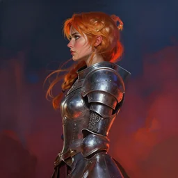 side - profile painted portrait, imogen poots as a paladin, gloomhaven, dynamic lighting, smooth, gaudy colors, octane render aesthetic, matte painting concept art, official fanart behance hd artstation by jesper ejsing, by rhads and makoto shinkai and lois van baarle and ilya kuvshinov and rossdraws