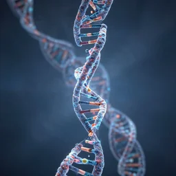 double helix DNA nebula
