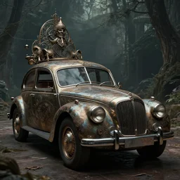 epic professional digital art of schrodnger's car, detailed, stunning, wow, epic, detailed, mysterious, intricate, sombre, gorgeous, epic, artstation, cgsociety, much wow, much detail