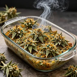 a stoned looking casserole that smoked too much weed