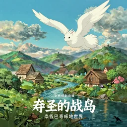the flim poster of a magical place around mountains and river, white spirit flying around the sky, miyazaki's animated film, ghibli studio, princess mononoke, 4 k, highly detailed, horizon view, cinematic composition, hyperdetailed,